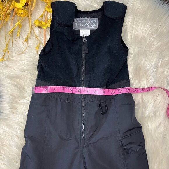 Mountain Tek black unisex snow bib sz 5 youth - Picture 4 of 5